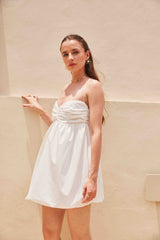 Balloon Dress | White